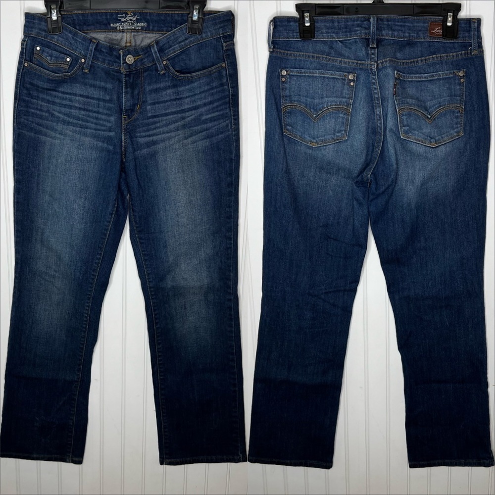 Levi’s Slight Curve Classic Straight Leg Jeans Size 28